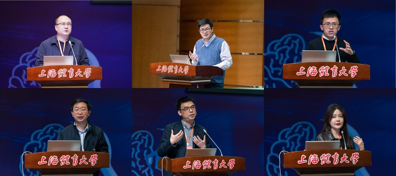 >▲赵鑫,胡理,陈辉,秦绍正,陈琦和杜忆做学术报告西南大学何清华教授